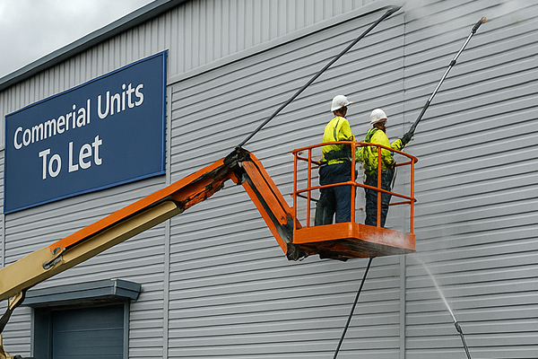 Building cleaning in Mitcham using safe low pressure methods
