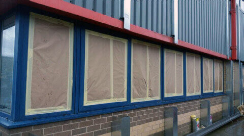 After cladding Re-Branding Daventry