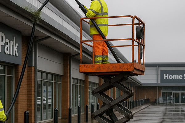 Retail Park Gutter Cleaning Belvedere